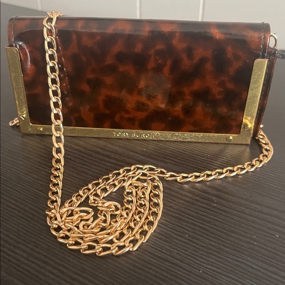 Tory Burch Accessories - Tory Burch Leopard Print eyeglass case with Gold Accents
